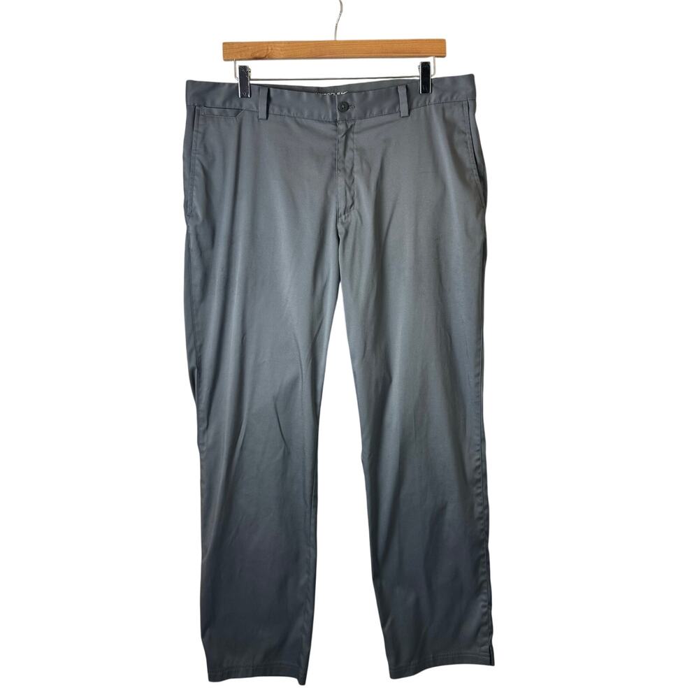 Nike Golf Pants Men’s 36 32 Dri-Fit Tour Performance Gray Athletic Activewear